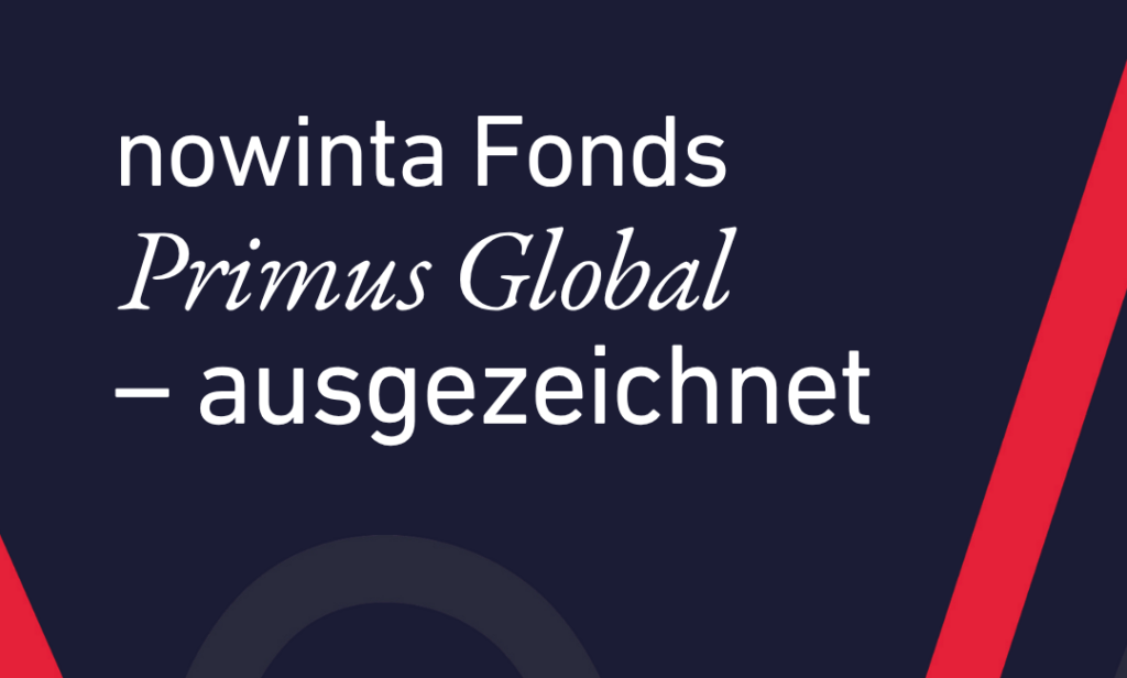 nowinta PRIMUS Global vom SZ Institut ausgezeichnet
