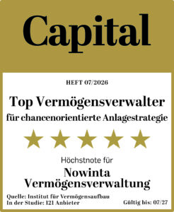 Siegel 2026_Top VMV chancenorientiert 5 Sterne_Nowinta Vermögensverwaltung